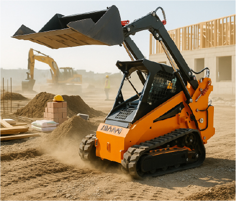 Compact utility equipment working scenarios